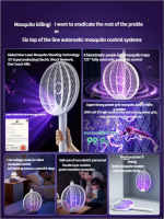 The 2025 new electric mosquito swatter, a powerful two-in-one household mosquito repellent and mosquito repellent lamp, is a must-have for flies and mosquitoes - Image 6