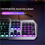 Brand mechanical feel keyboard, wired gaming, e-sports, metal mouse set, universal for desktop computers, laptops - Image 8