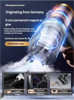 Car vacuum cleaner with strong suction power, wireless, portable, mini, small and high-power for household use - Image 4