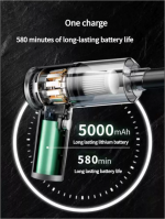 Car vacuum cleaner with strong suction power, wireless, portable, mini, small and high-power for household use - Image 7