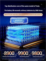 Car vacuum cleaner with strong suction power, wireless, portable, mini, small and high-power for household use - Image 6