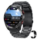 HW20 Smart Watch ECG PPG, 1.46" HD Screen Smartwatch, Bluetooth Calling, Business Stainless Steel Strap, Health Fitness Tracker