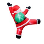 LED Inflatable Santa Claus, Christmas Decoration Outdoor Indoor, Light Up Blow Up Yard Decor, Holiday Party Supplies Cartoon Figure - Image 3