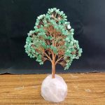 Crystal Money Tree Pink Quartz, Amethyst Gemstone Base, Copper Wire Life Tree, Feng Shui Wealth Decor Office Ornament - Image 4