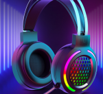 M12 Gaming Headset Wired, Hollow Out Ear Cup Design, USB Computer Headphones, Noise Isolation Mic, E-sports PC Headset - Image 3