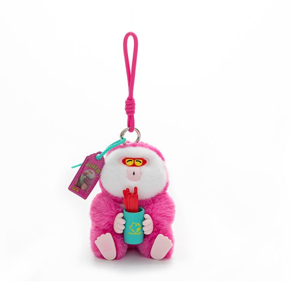 Lucky Gorilla Plush Toy Gift, Creative Fortune Sign Desk Decor, Cuddle Study Buddy Plushie, Unique Moving Home Present Friends