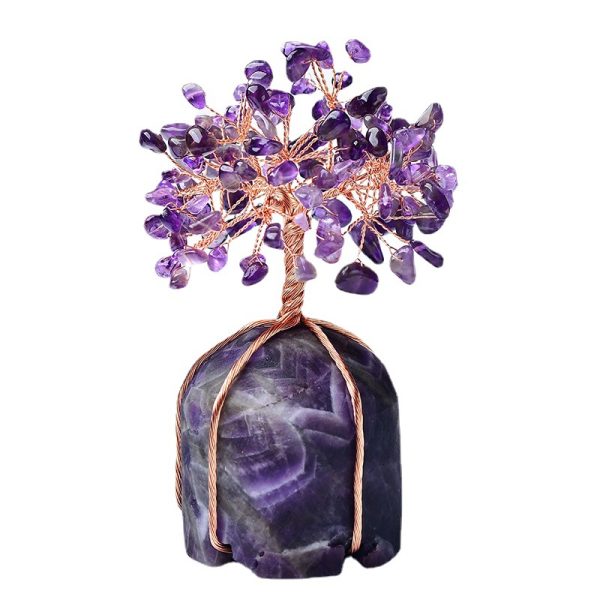 Amethyst Crystal Five Petal Base, Raw Stone Home Decor, Office Desk Ornament, Natural Geode Feng Shui Wealth Display