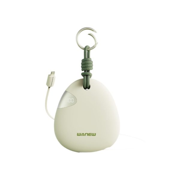 2025 New Power Bank 10000mAh, Hook Stretch Self Cable, Portable Fast Charger, Apple Version Charging, Compact External Battery