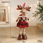 Stretchable Plush Elk Decor, Jumbo American Cartoon Stuffed Animal, Large Christmas Doll Gift, Fun Animated Reindeer Plushie - Image 8