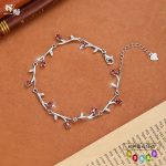 S925 Sterling Silver Bracelet, Pear Shape Peridot Topaz Crystal, Luxury Gemstone Jewelry, Elegant Women Fashion Accessory - Image 5