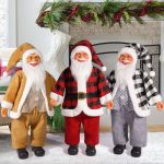 24-Inch Standing Santa Claus, Realistic Christmas Decor, Life Size Santa Figurine, Large Holiday Display Festive Decoration - Image 6