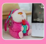 Lucky Gorilla Plush Toy Gift, Creative Fortune Sign Desk Decor, Cuddle Study Buddy Plushie, Unique Moving Home Present Friends - Image 2