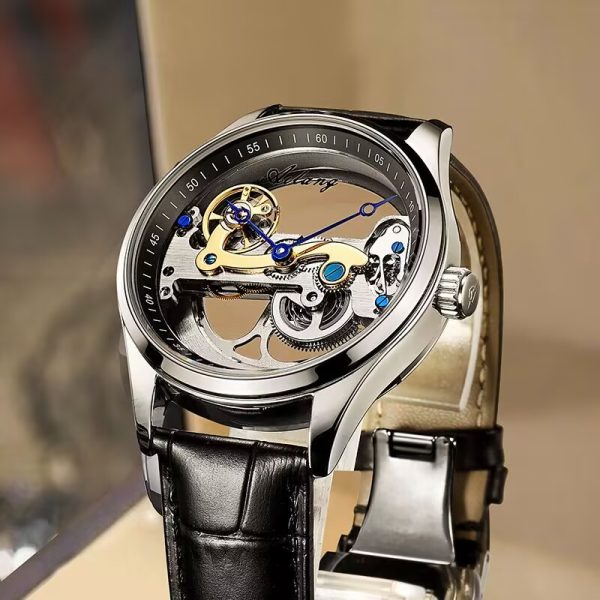 Transparent mechanical watch