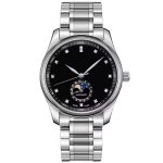 The quartz movement has the moon phase function but not the calendar function. The mechanical appearance on the back. - Image 2